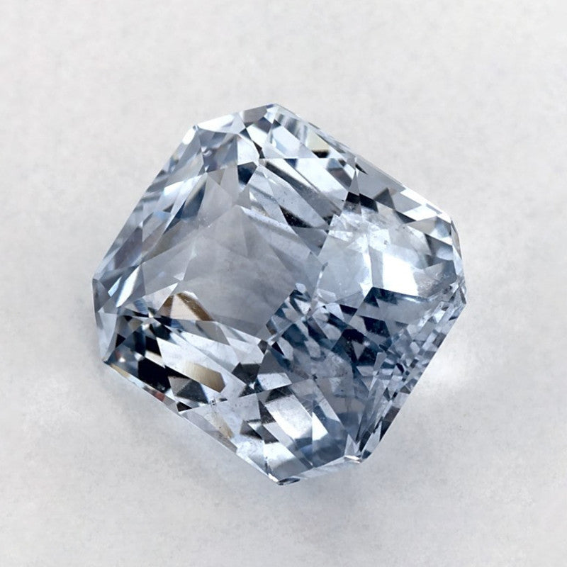 3.54 Carat Radiant Natural Blue Sapphire