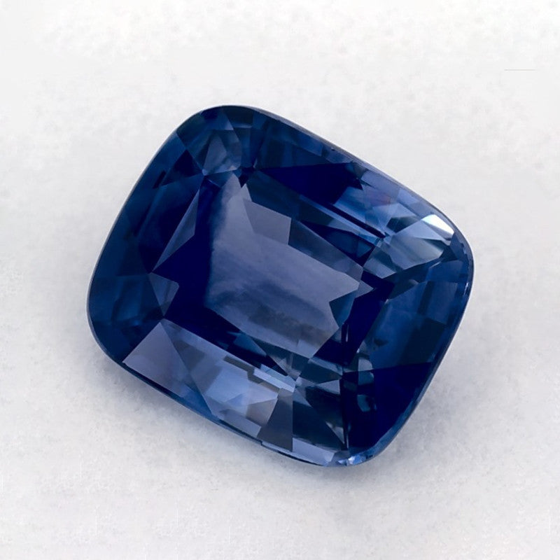 2.07 Carat Cushion Natural Blue Sapphire