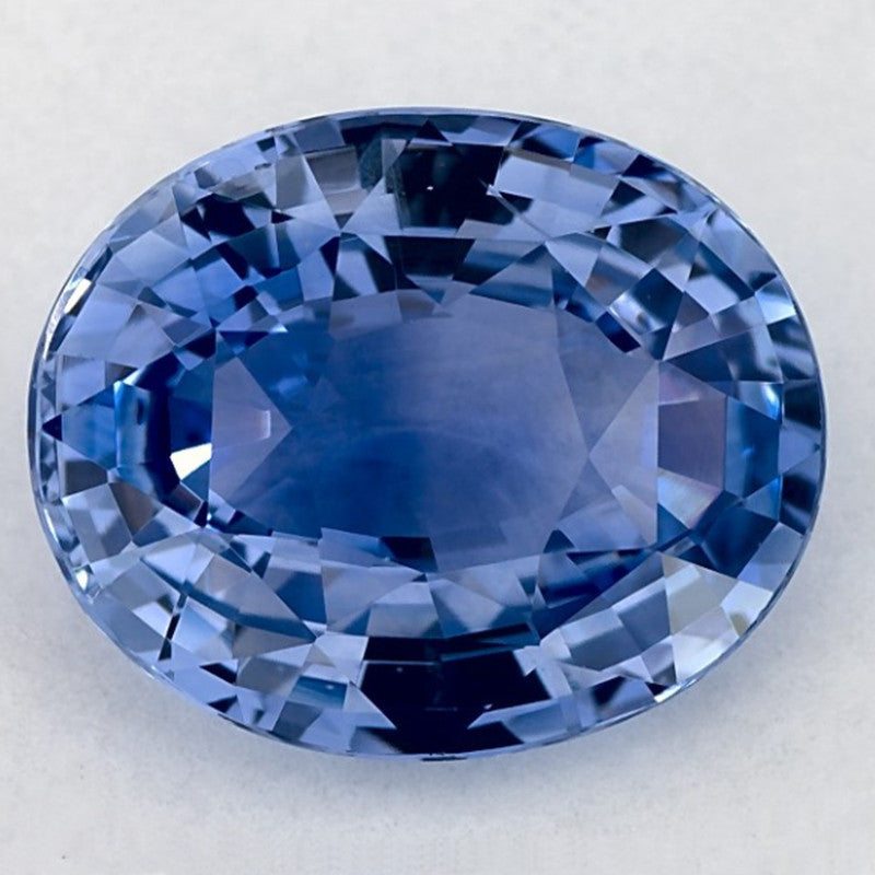 5.32 Carat Oval Natural Blue Sapphire