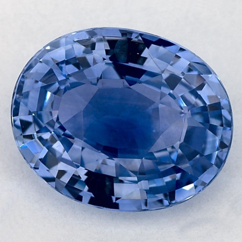 5.32 Carat Oval Natural Blue Sapphire