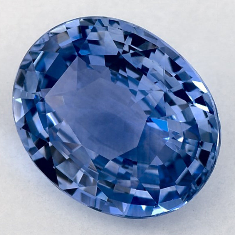 5.32 Carat Oval Natural Blue Sapphire