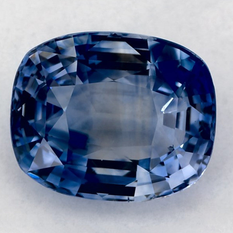 5.54 Carat Cushion Natural Blue Sapphire