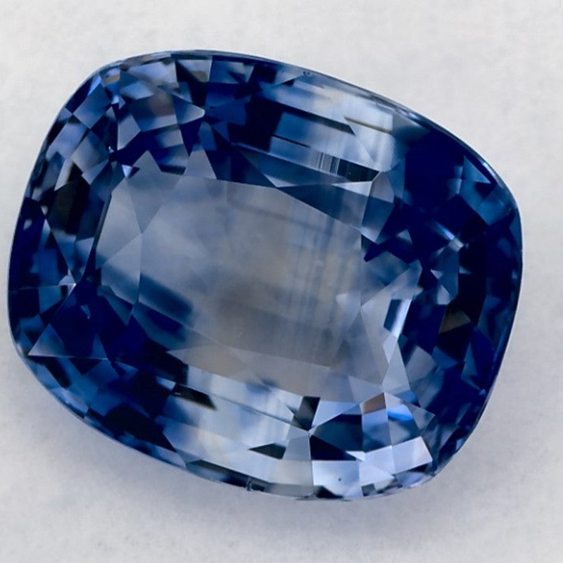 5.54 Carat Cushion Natural Blue Sapphire