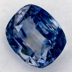 5.54 Carat Cushion Natural Blue Sapphire