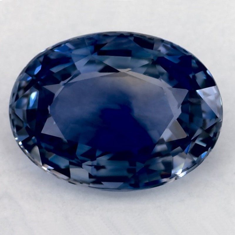 4.27 Carat Oval Natural Blue Sapphire