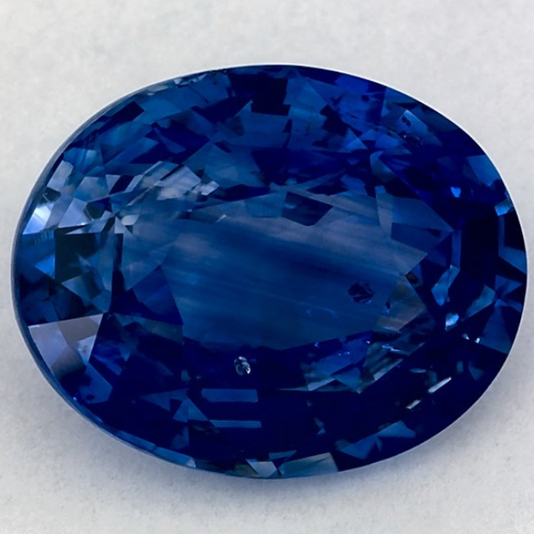 5.13 Carat Oval Natural Blue Sapphire