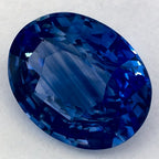 5.13 Carat Oval Natural Blue Sapphire