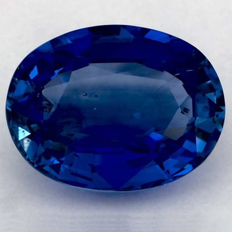 6.53 Carat Oval Natural Blue Sapphire