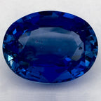 6.53 Carat Oval Natural Blue Sapphire