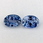 1.87 Total Carat Weight Oval Natural Blue Sapphire