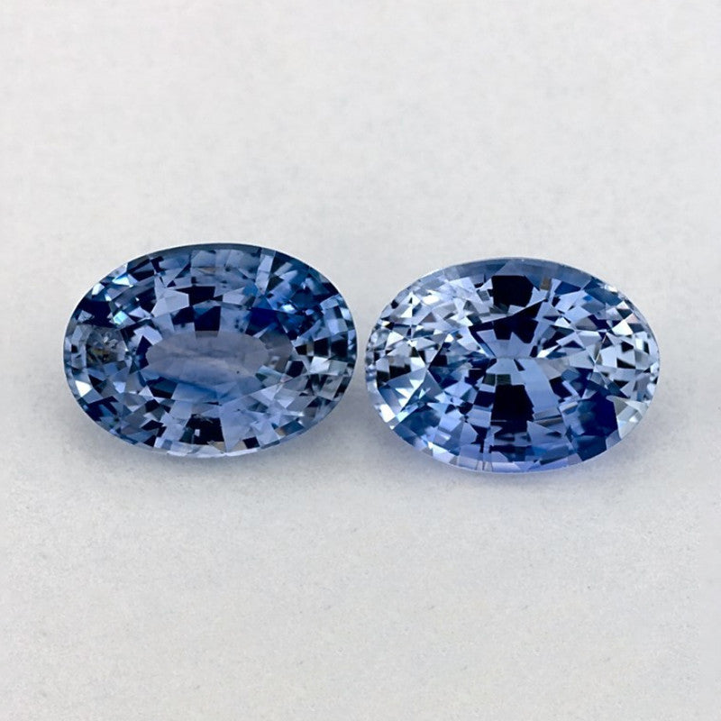 1.87 Total Carat Weight Oval Natural Blue Sapphire