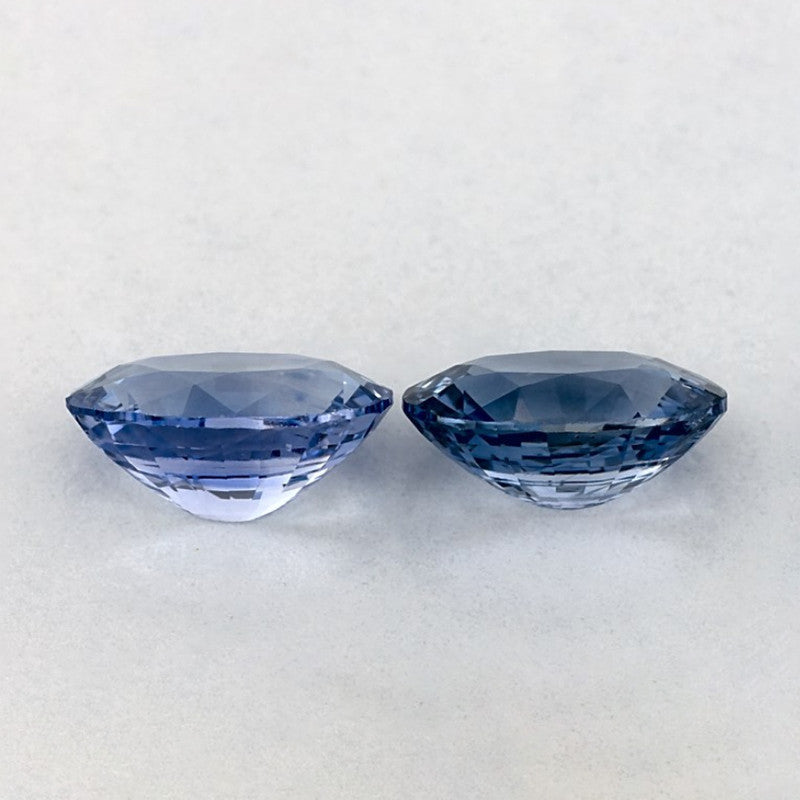 1.87 Total Carat Weight Oval Natural Blue Sapphire