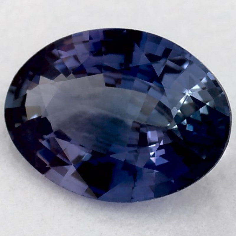 0.81 Carat Oval Natural Blue Sapphire