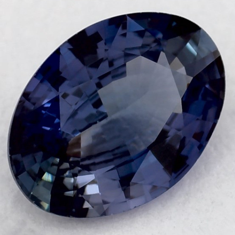 0.81 Carat Oval Natural Blue Sapphire