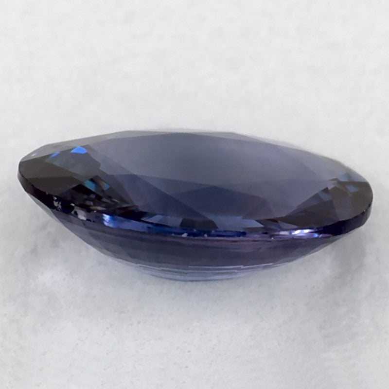 0.81 Carat Oval Natural Blue Sapphire