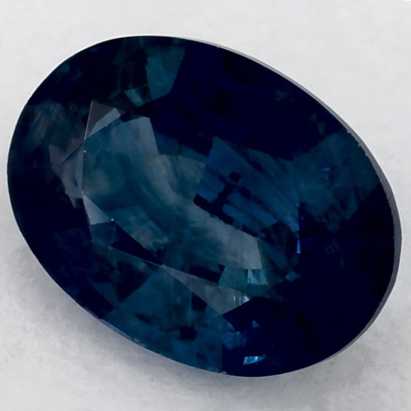 1.26 Carat Oval Natural Blue Sapphire