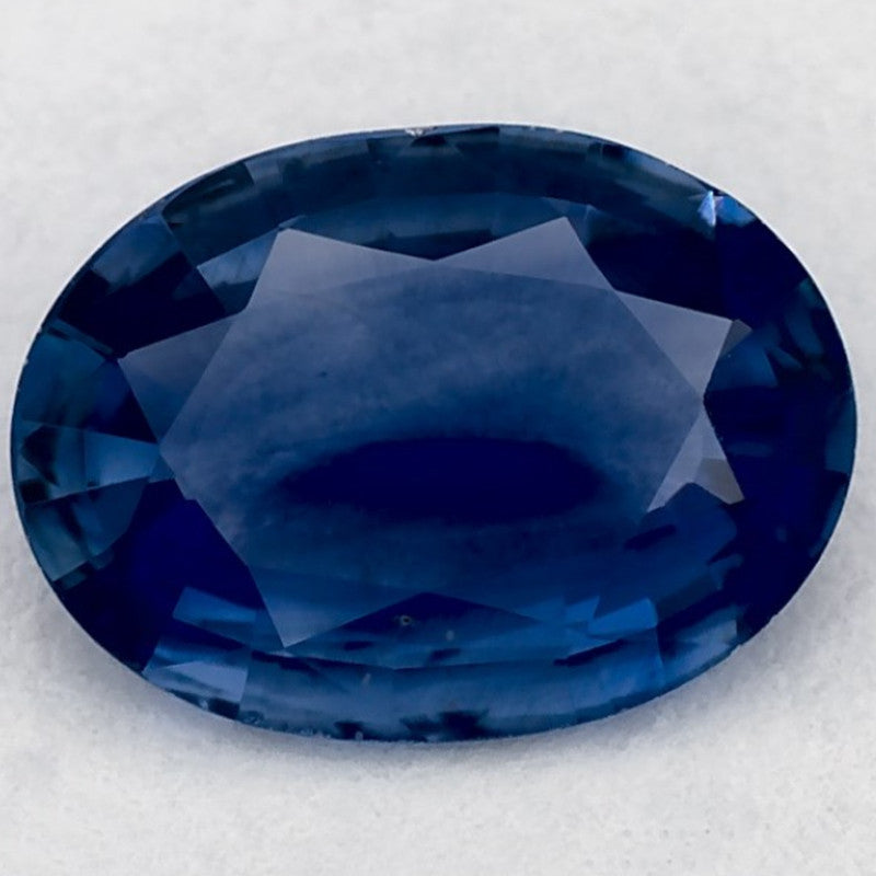 0.86 Carat Oval Natural Blue Sapphire