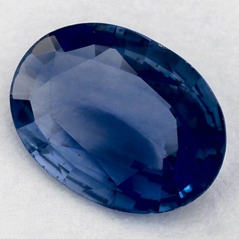 0.86 Carat Oval Natural Blue Sapphire