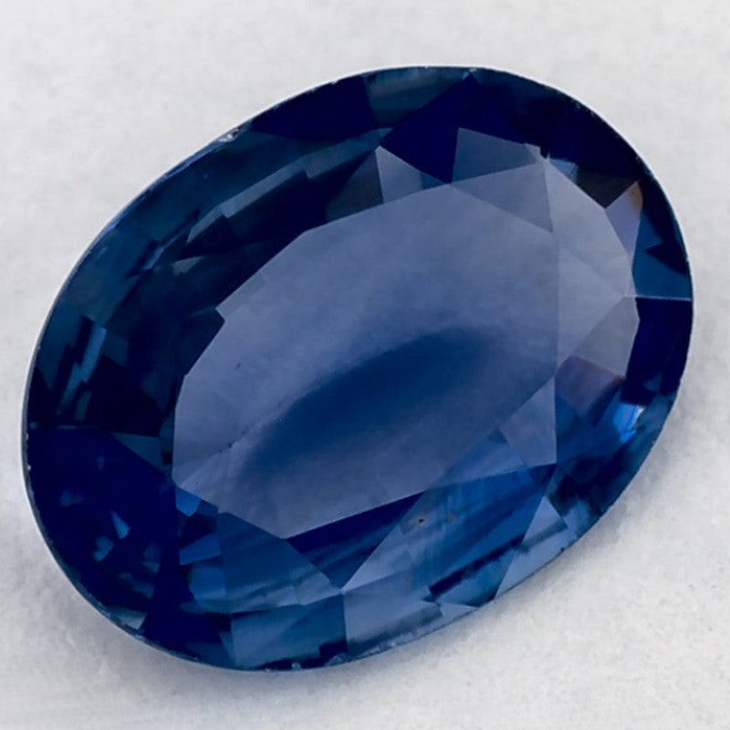 0.86 Carat Oval Natural Blue Sapphire