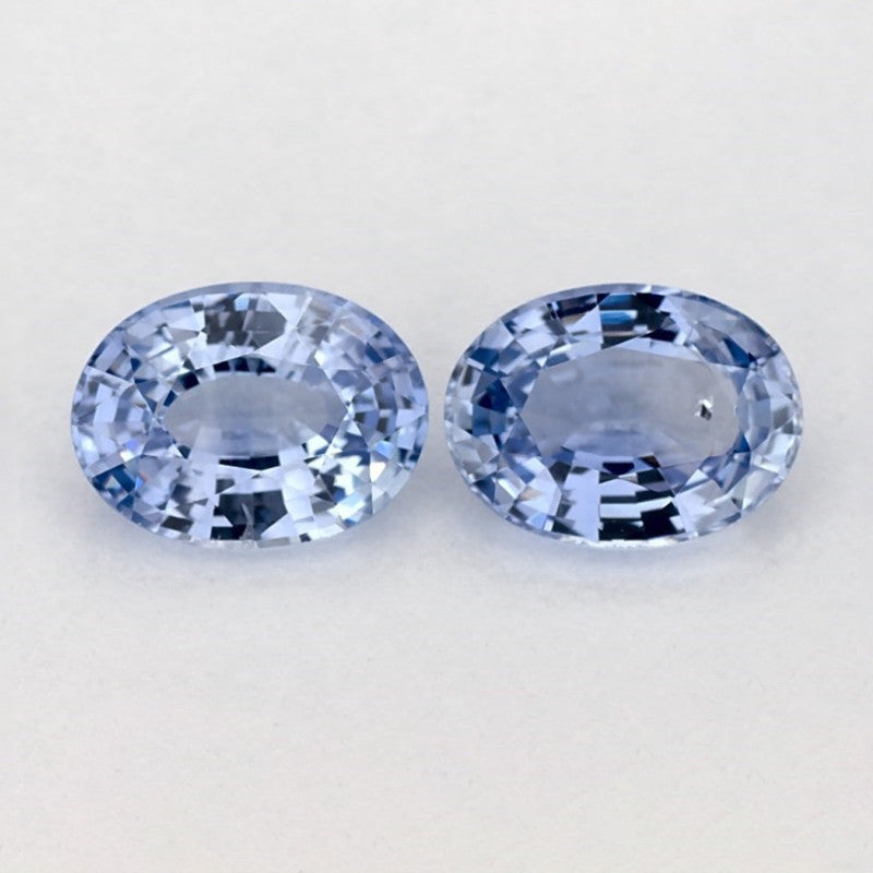 2.89 Total Carat Weight Oval Natural Blue Sapphire