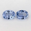 2.89 Total Carat Weight Oval Natural Blue Sapphire