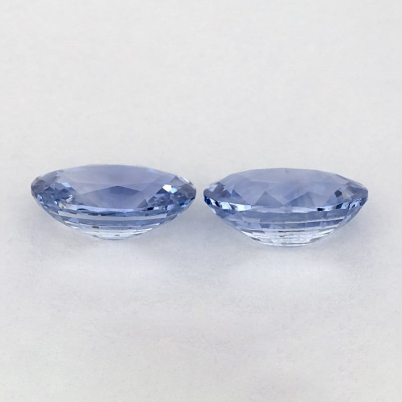 2.89 Total Carat Weight Oval Natural Blue Sapphire