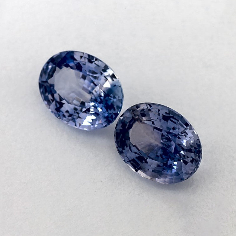 2.87 Total Carat Weight Oval Natural Blue Sapphire