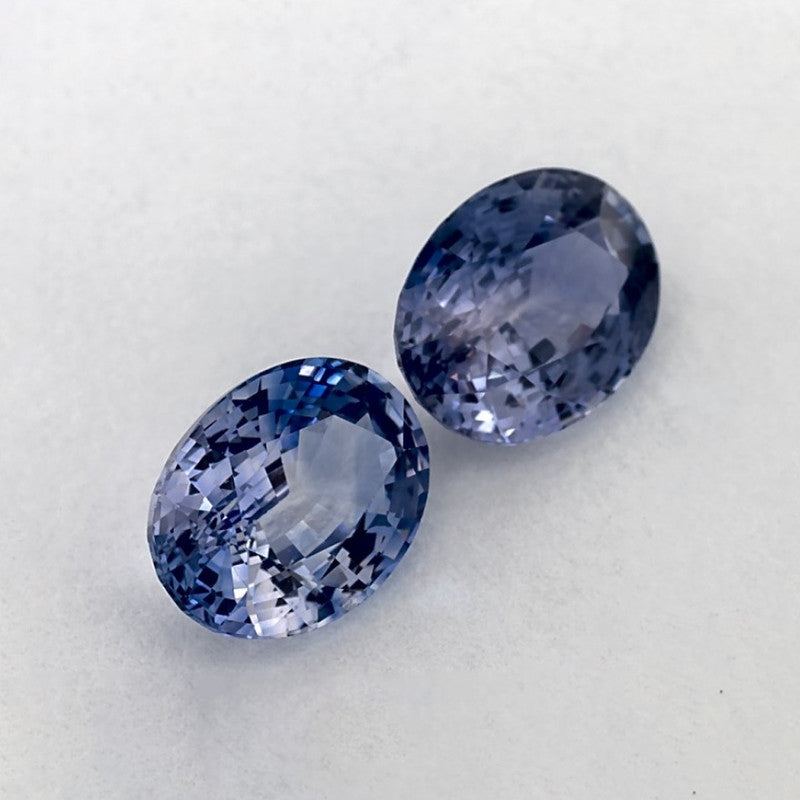 2.87 Total Carat Weight Oval Natural Blue Sapphire