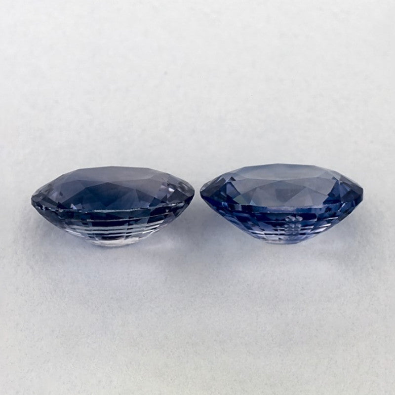 2.87 Total Carat Weight Oval Natural Blue Sapphire