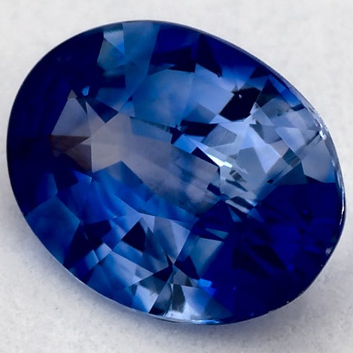 0.69 Carat Oval Natural Blue Sapphire