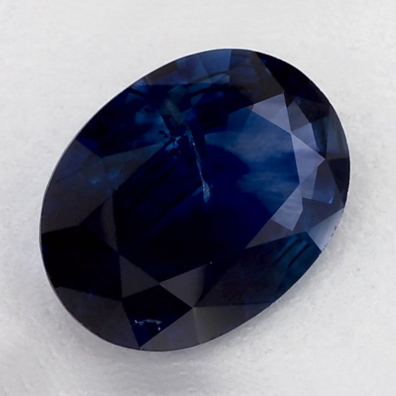 1.02 Carat Oval Natural Blue Sapphire