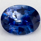 1.24 Carat Oval Natural Blue Sapphire