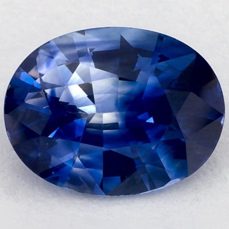 1.24 Carat Oval Natural Blue Sapphire