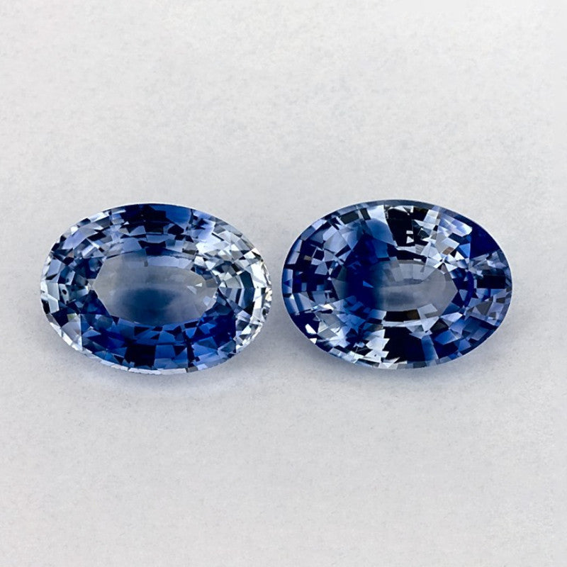 2.79 Total Carat Weight Oval Natural Blue Sapphire