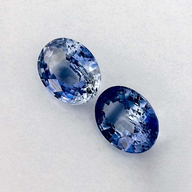 2.79 Total Carat Weight Oval Natural Blue Sapphire