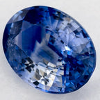 1.37 Carat Oval Natural Blue Sapphire
