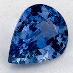 1.64 Carat Pear Natural Blue Sapphire