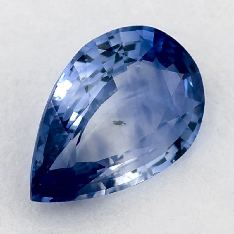 1.14 Carat Pear Natural Blue Sapphire