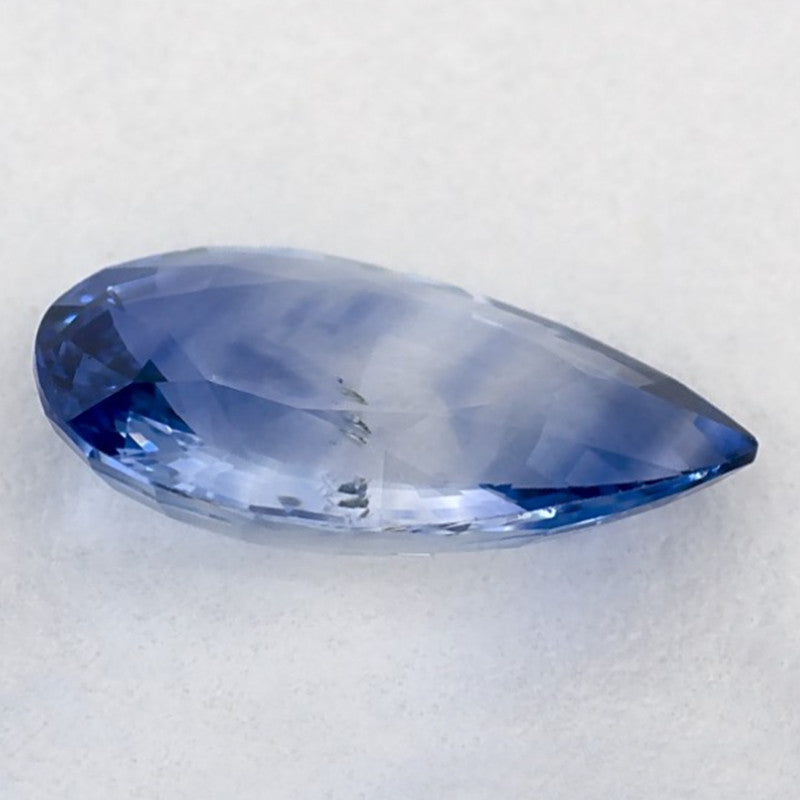 1.14 Carat Pear Natural Blue Sapphire