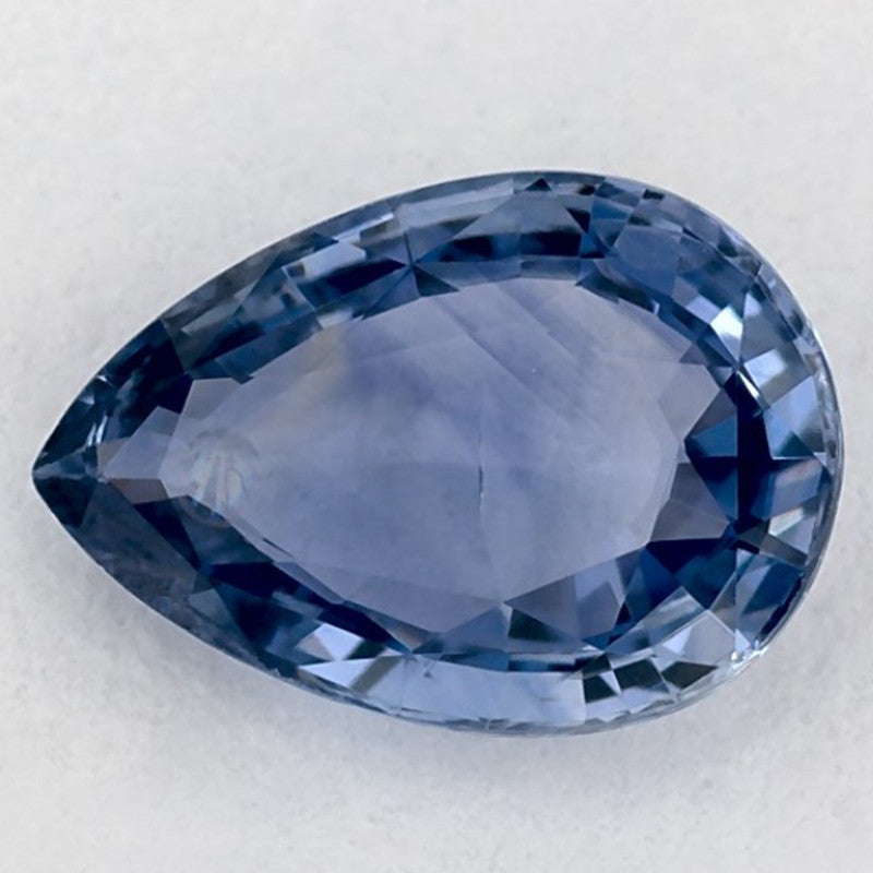 1.15 Carat Pear Natural Blue Sapphire
