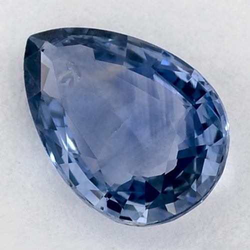 1.15 Carat Pear Natural Blue Sapphire