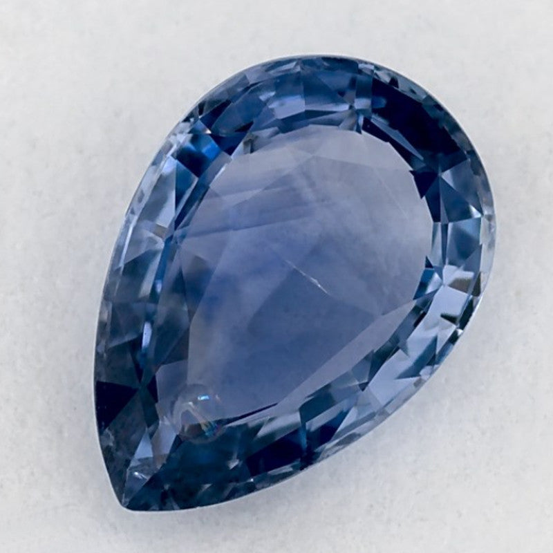 1.15 Carat Pear Natural Blue Sapphire