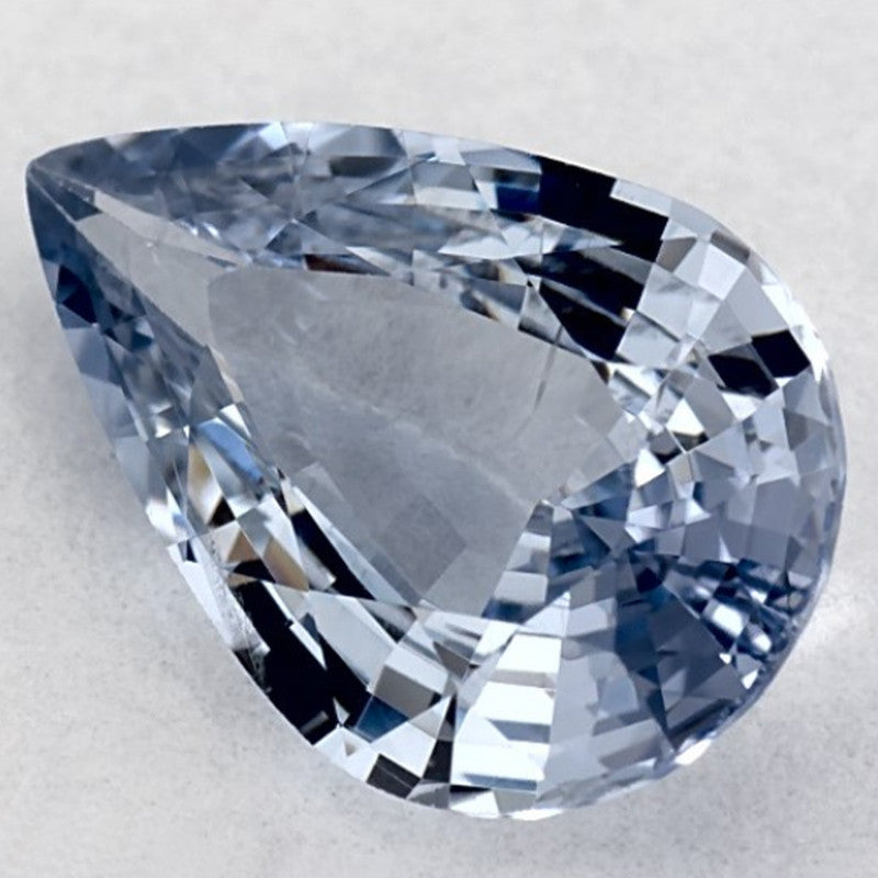 1.21 Carat Pear Natural Blue Sapphire