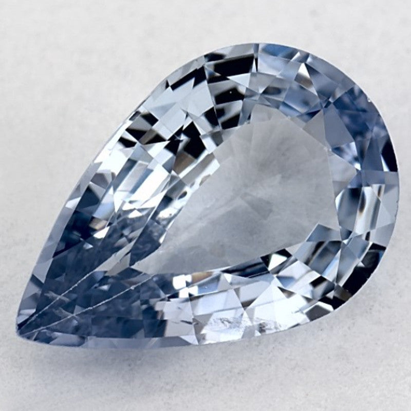 1.21 Carat Pear Natural Blue Sapphire