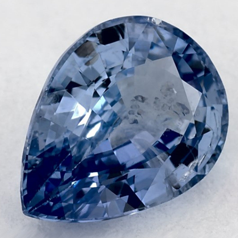 1.21 Carat Pear Natural Blue Sapphire