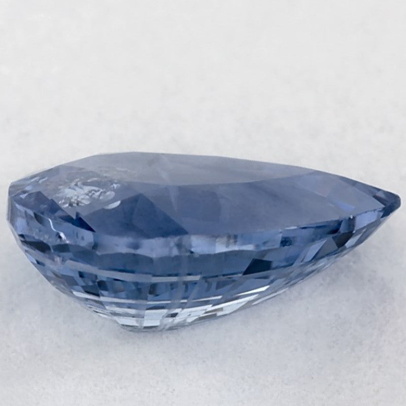 1.21 Carat Pear Natural Blue Sapphire