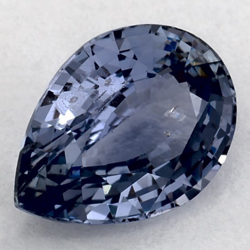 1.26 Carat Pear Natural Blue Sapphire
