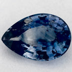 1.69 Carat Pear Natural Blue Sapphire