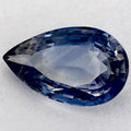 1.40 Carat Pear Natural Blue Sapphire