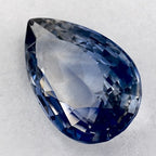 1.40 Carat Pear Natural Blue Sapphire